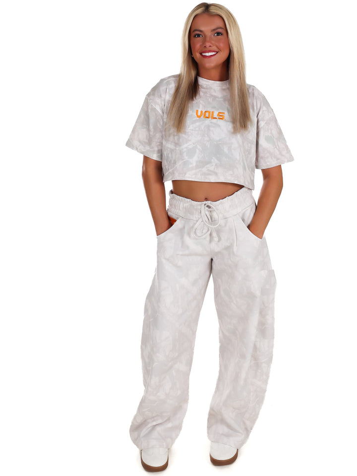 Vols Block Camo Cropped Tee