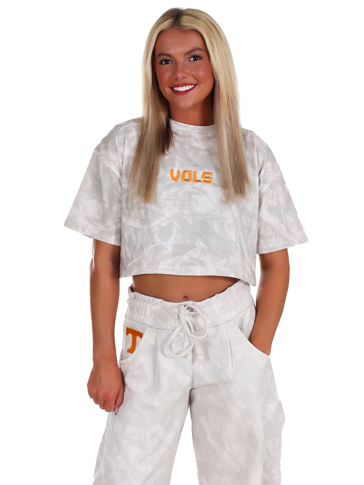 Vols Block Camo Cropped Tee