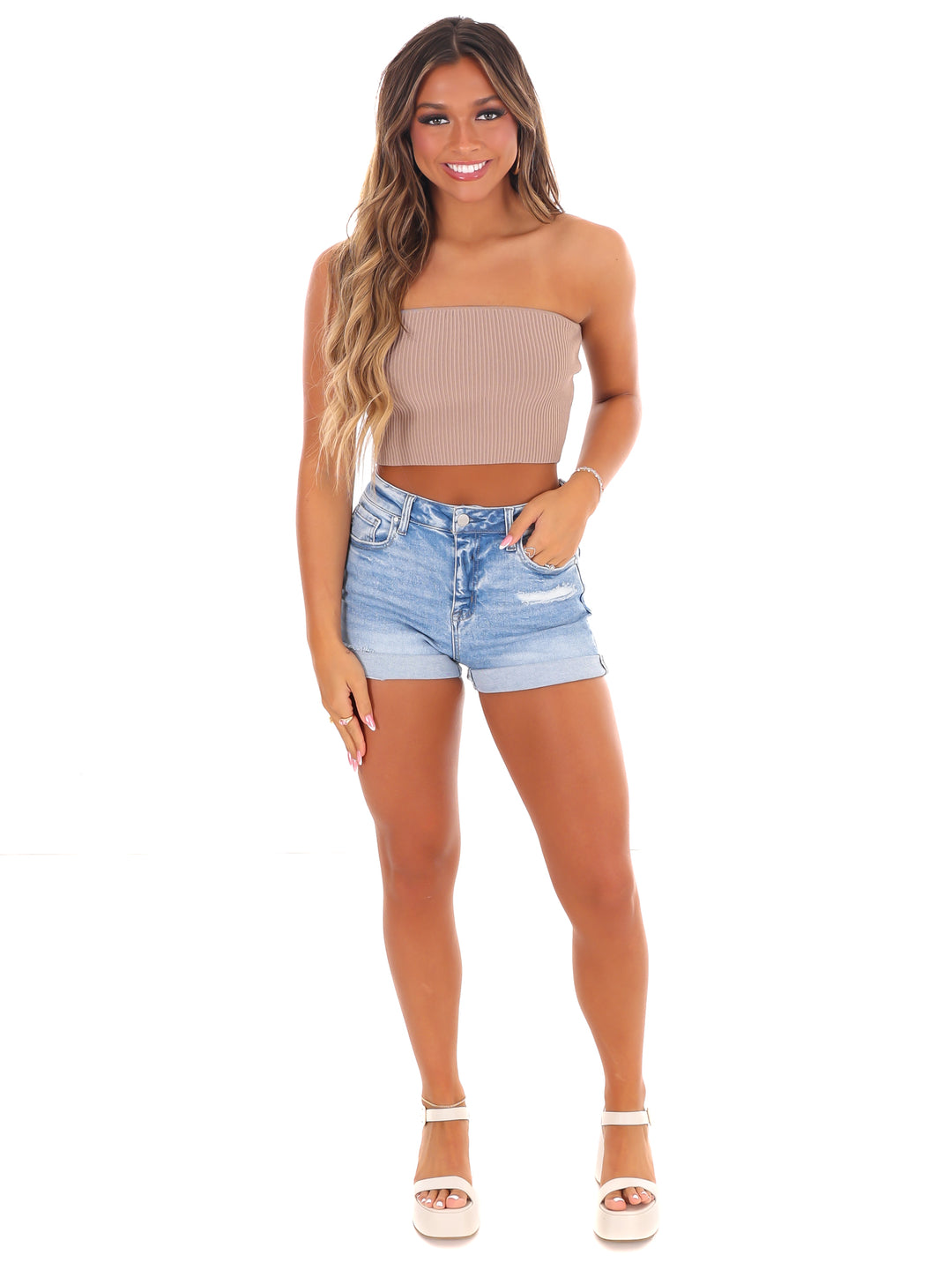 Belong Together Cropped Tube Top