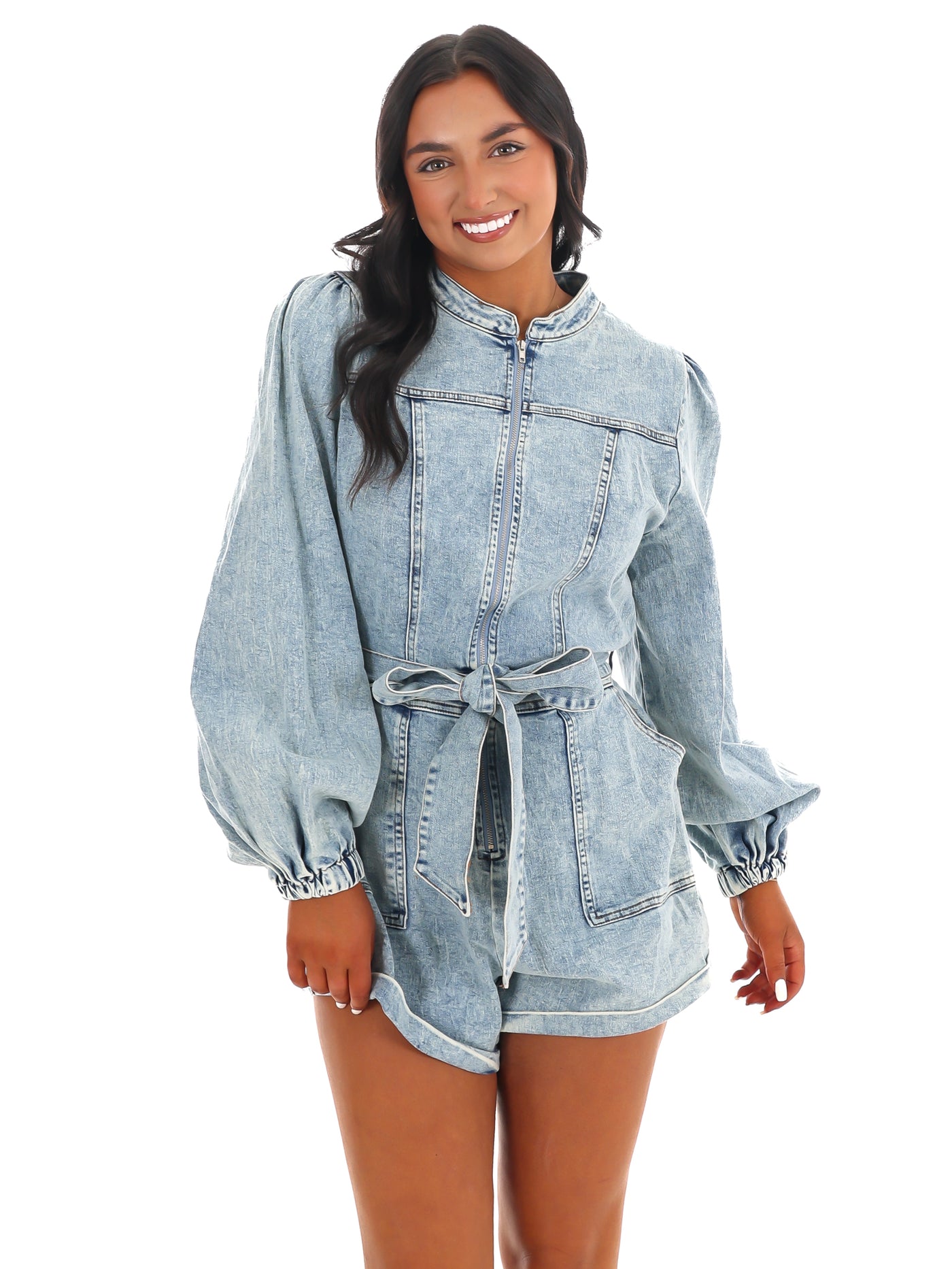 All Day Denim Romper