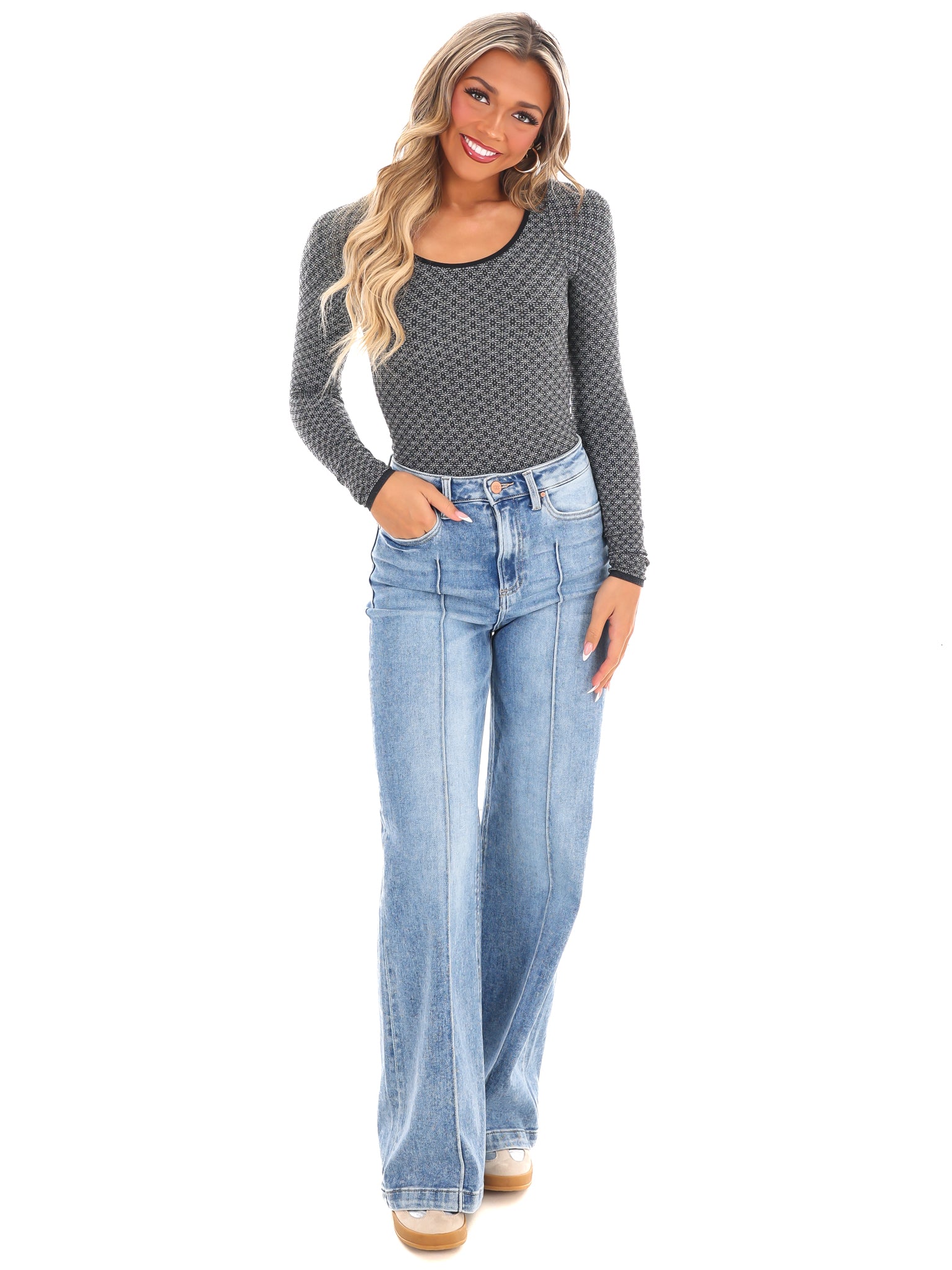 Free People Love Letter Long Sleeve Top – Josie's Boutique