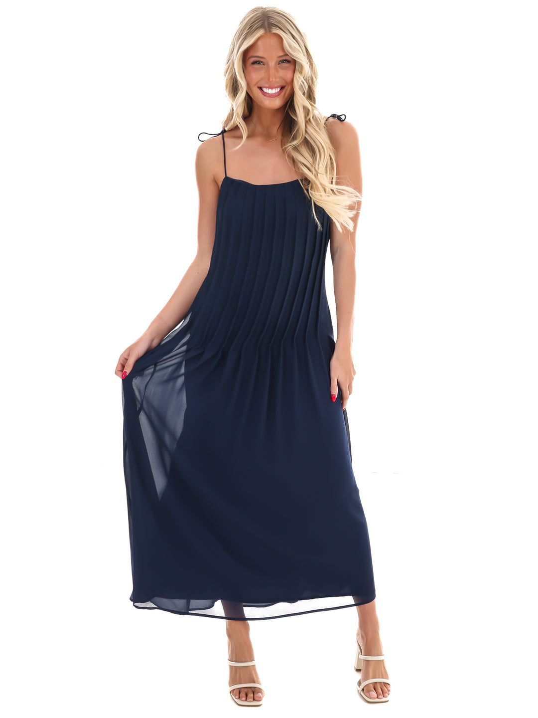 Which Chapter Tie Maxi Dress