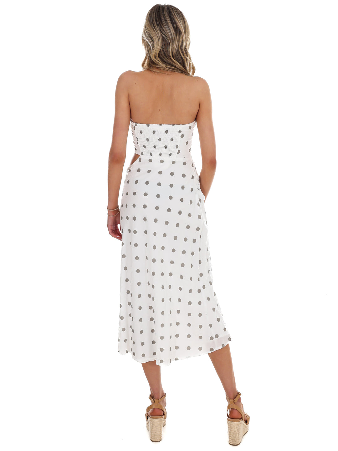 Live Your Life Cut Out Tube Maxi Dress