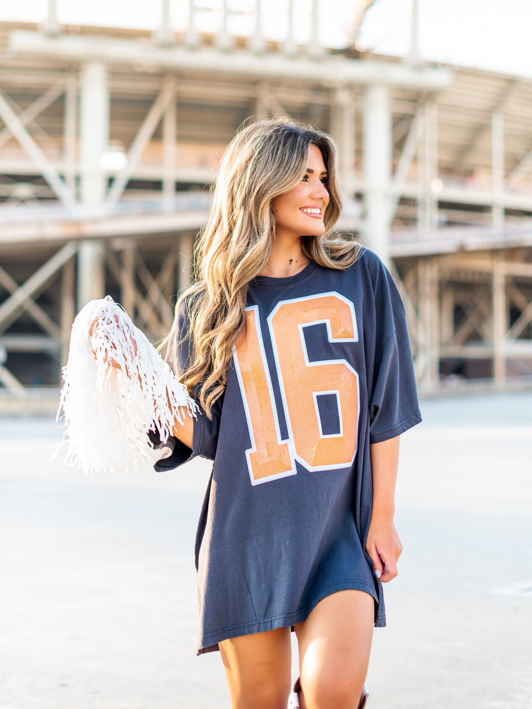 Sequin 16 Oversized Tee Josie's Boutique Sequin 16 Oversized Tee Josie's Boutique