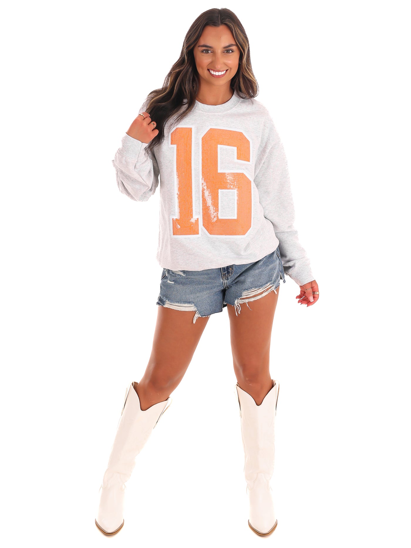 Sequin 16 Sweatshirt