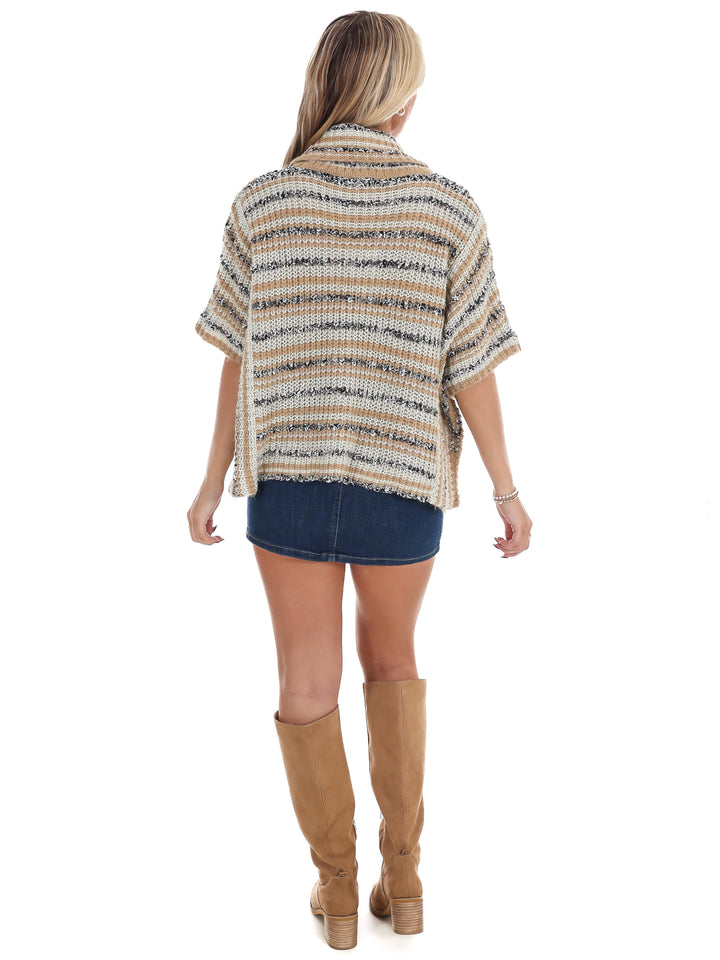 Cozy Lane Striped Turtleneck Sweater