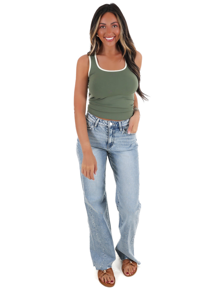 Morning Match Two Tone Tank Top