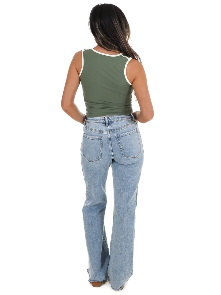 Morning Match Two Tone Tank Top