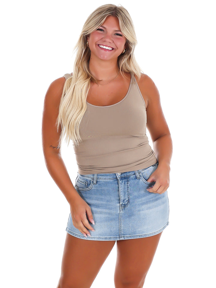 Low Key Reversible Seamless Tank Top