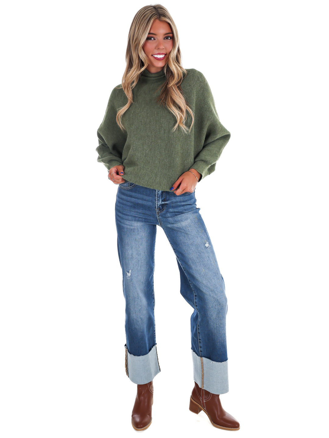 Fond Memory Turtleneck Sweater Top