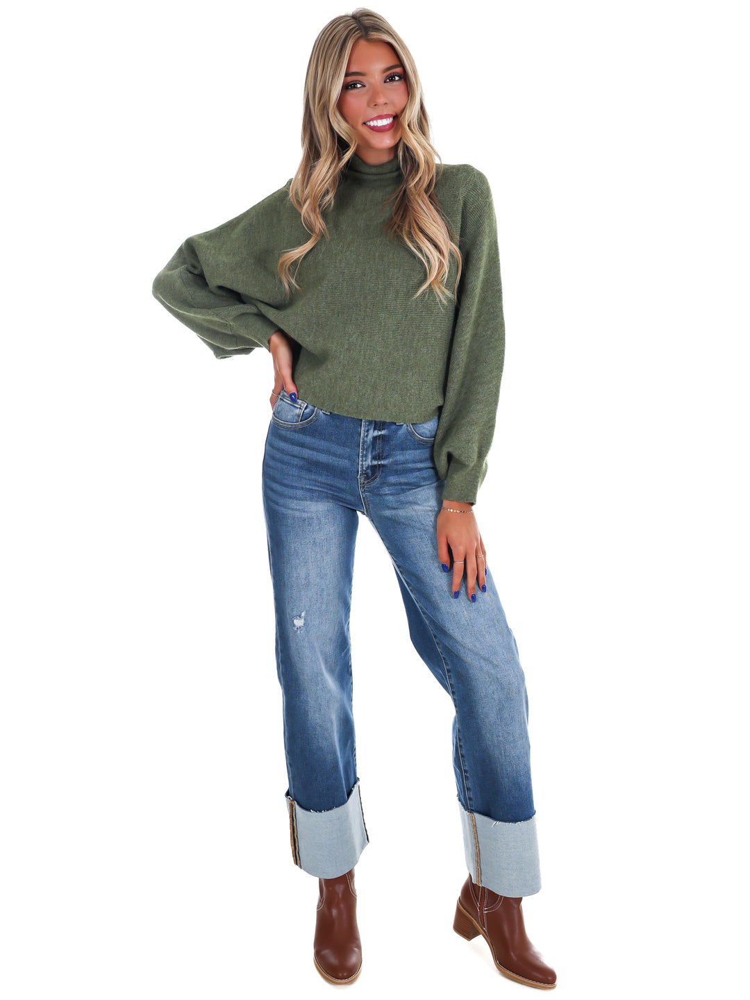 Fond Memory Turtleneck Sweater Top