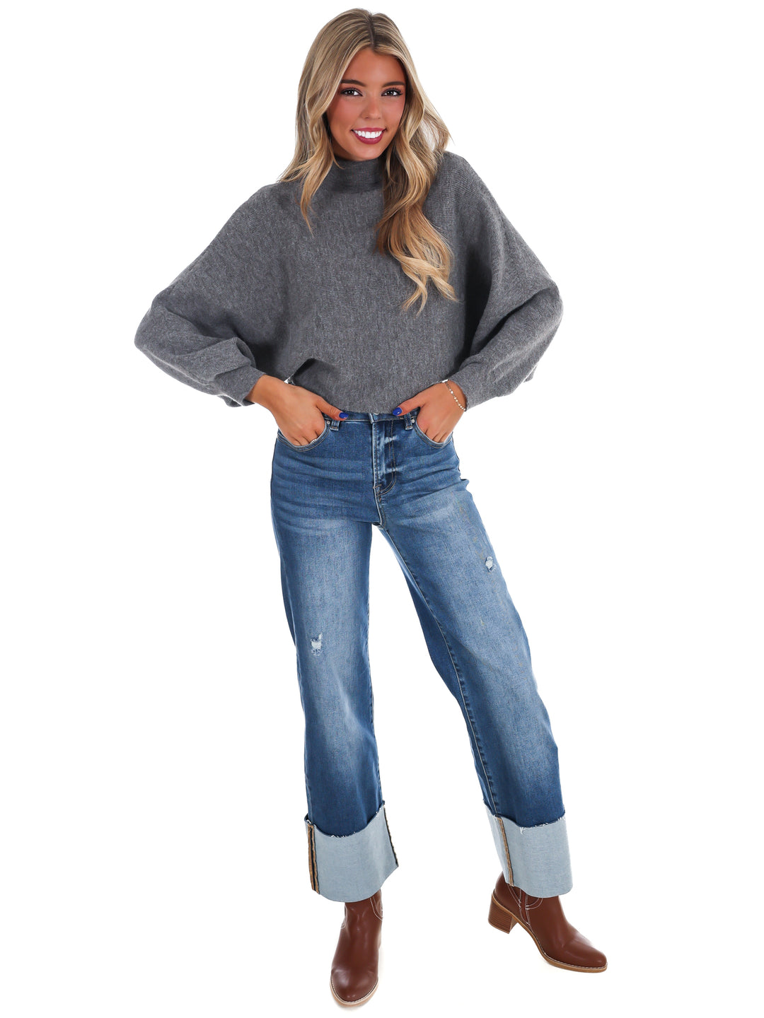 Fond Memory Turtleneck Sweater Top