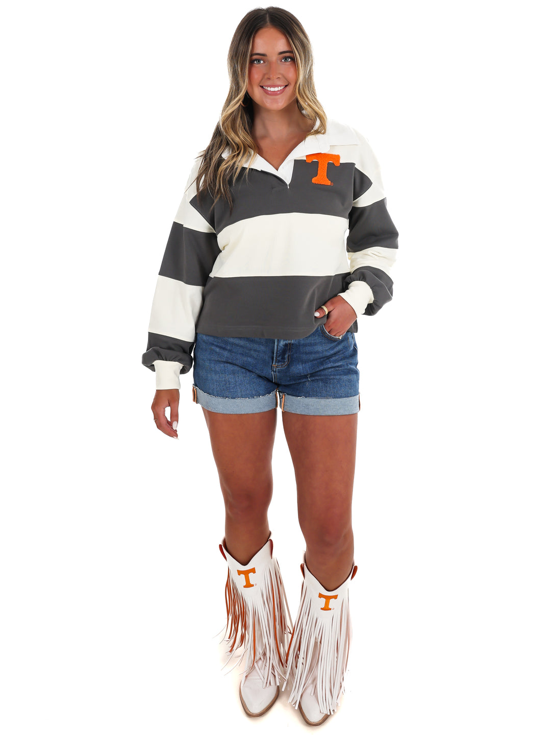 The Tennessee Long Sleeve Rugby Top