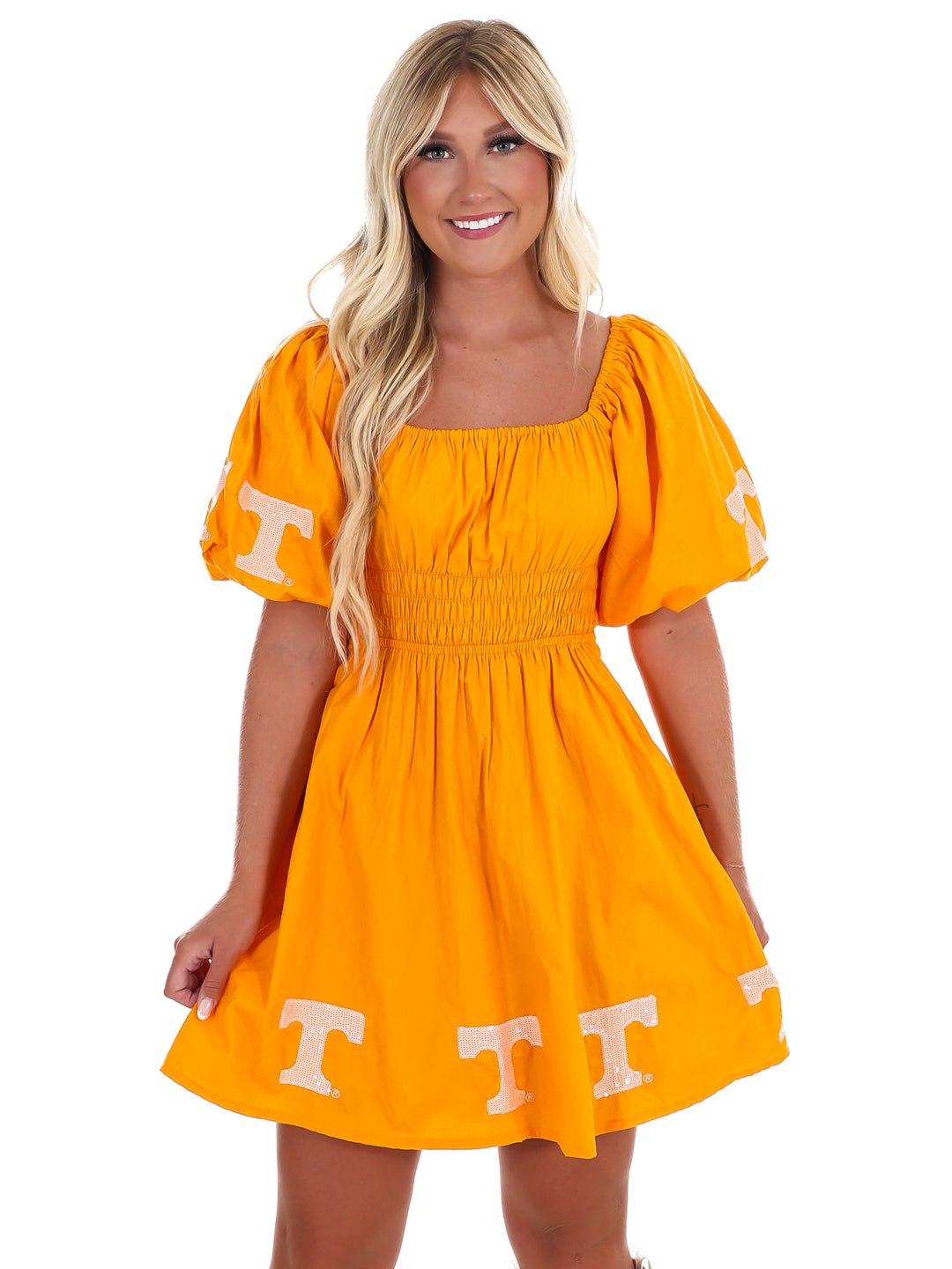 The University of Tennessee Puff Sleeve Dress Josie's Boutique The University of Tennessee Puff Sleeve Dress Josie's Boutique