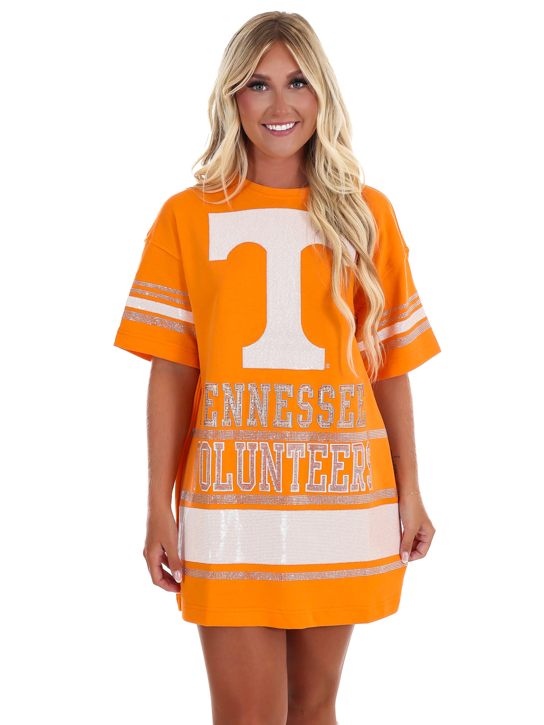 The Tennessee Sideline T-Shirt Dress Josie's Boutique The Tennessee Sideline T-Shirt Dress Josie's Boutique