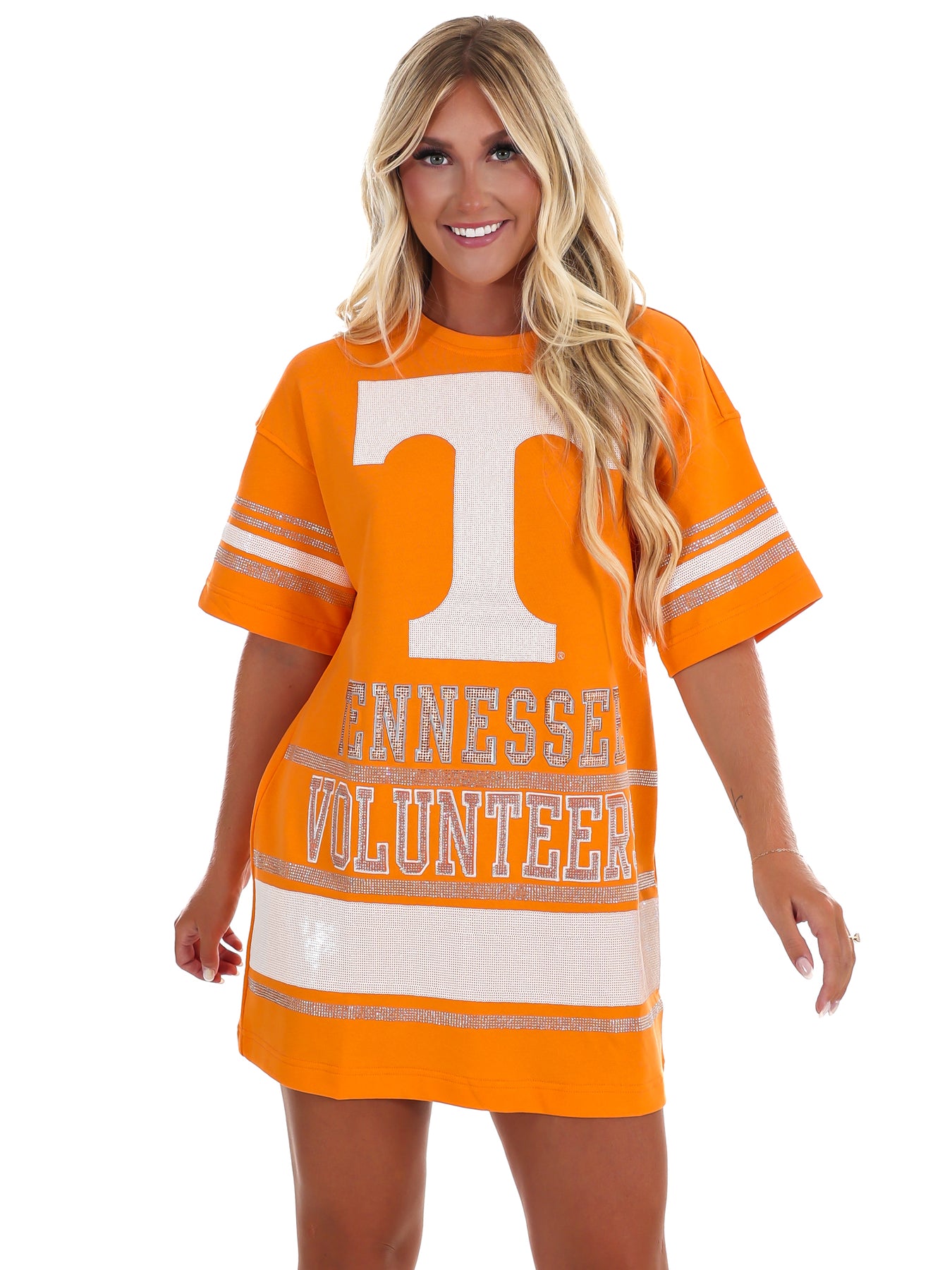 The Tennessee Sideline T-Shirt Dress Josie's Boutique The Tennessee Sideline T-Shirt Dress Josie's Boutique