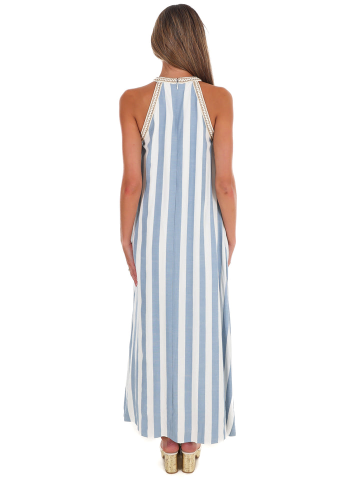 By the Bay Halter Neck Maxi Dress