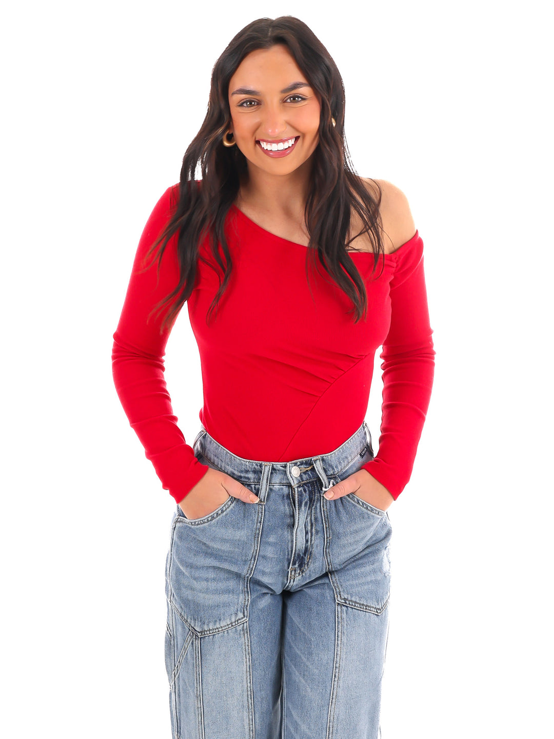 All She Wants One Shoulder Bodysuit