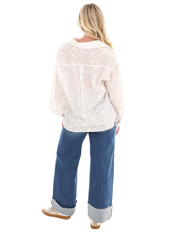 Always Lovely Embroidered Top