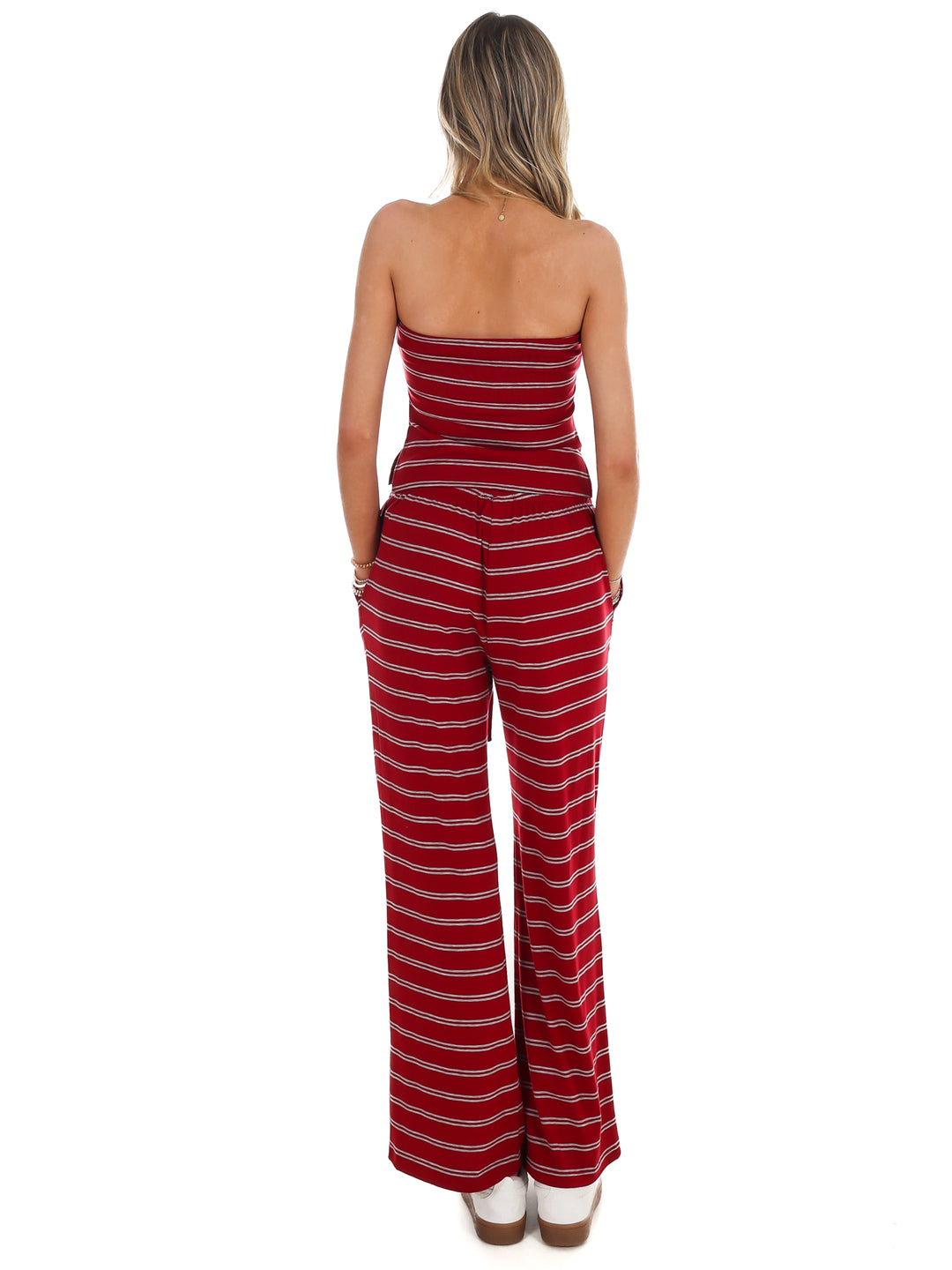 Along the Lines Stripe Two Piece Set