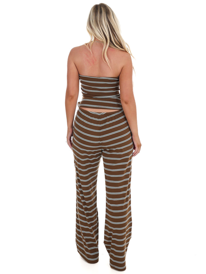 Along the Lines Stripe Two Piece Set