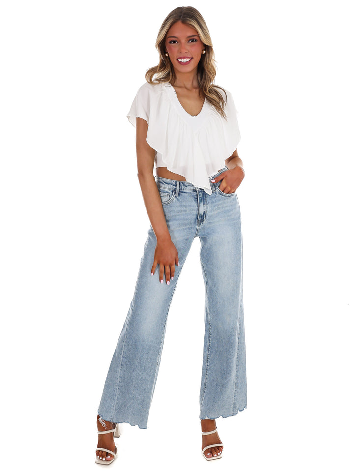 Love You Mean It V-Neck Top