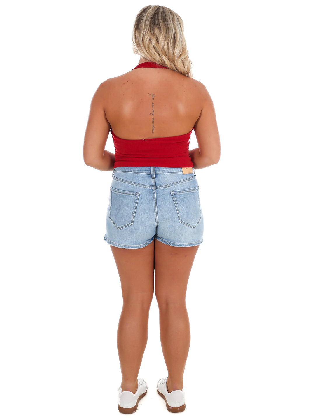 USA Summer Halter Neck Top