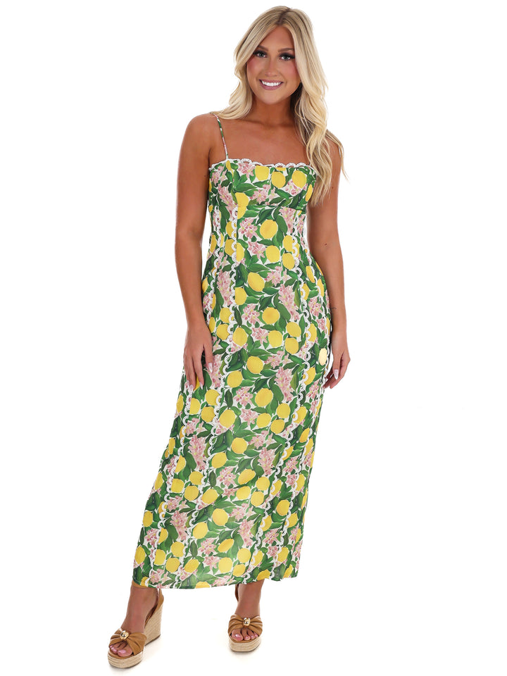 Making Lemonade Midi Dress