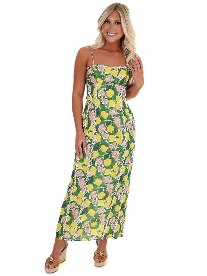 Making Lemonade Midi Dress