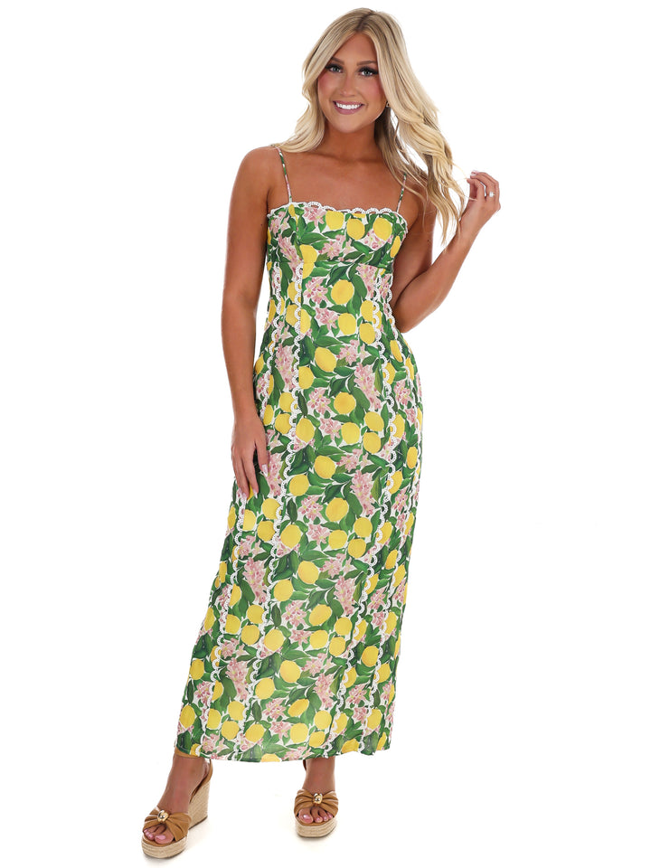 Making Lemonade Midi Dress