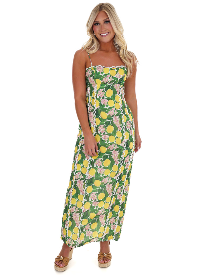 Making Lemonade Midi Dress
