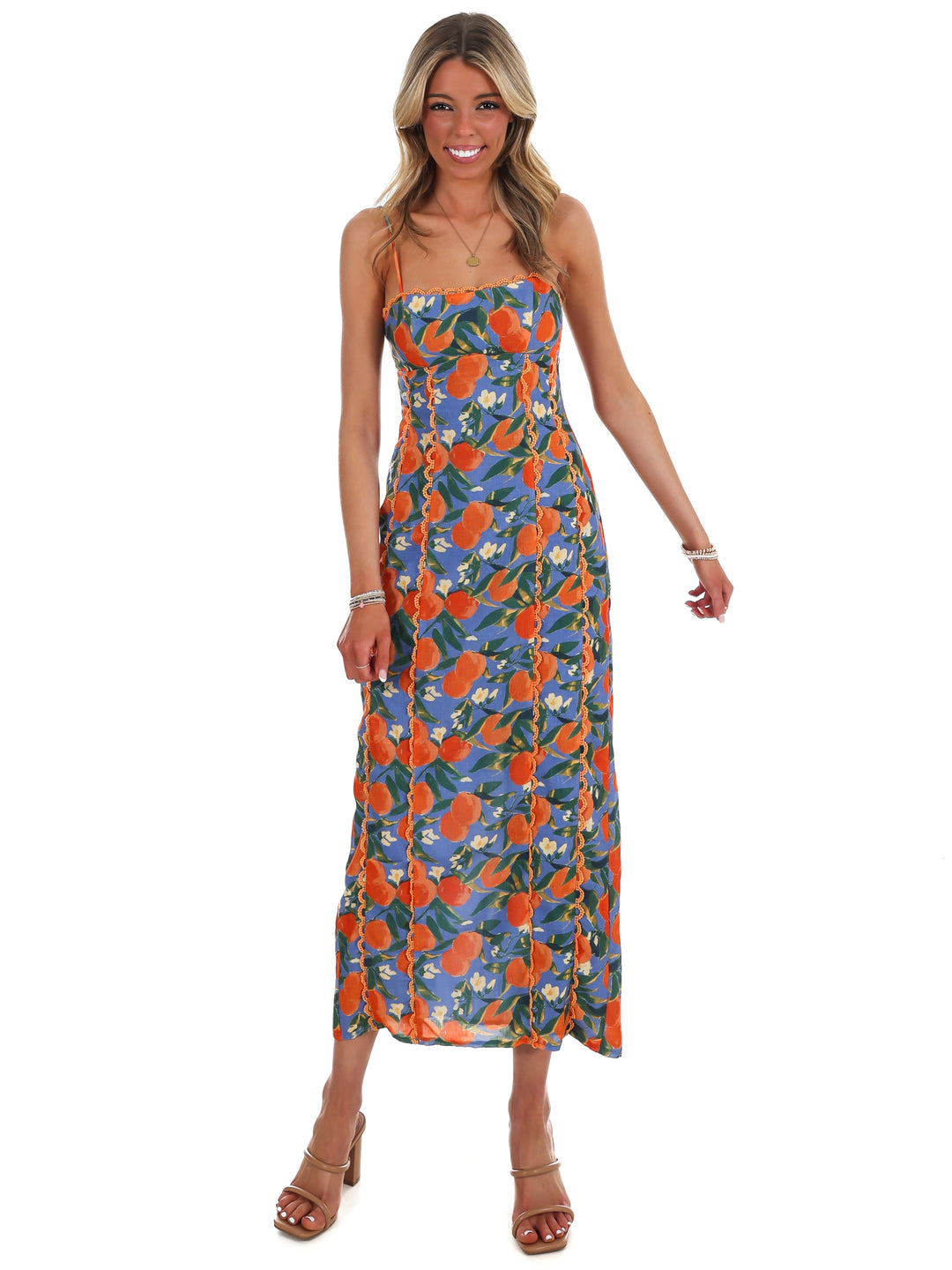 Citrus Grove Maxi Dress