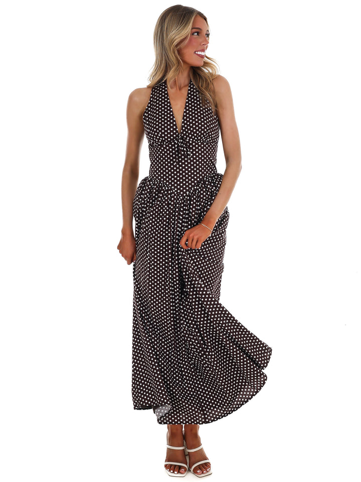 Dotted in Dreams Maxi Dress
