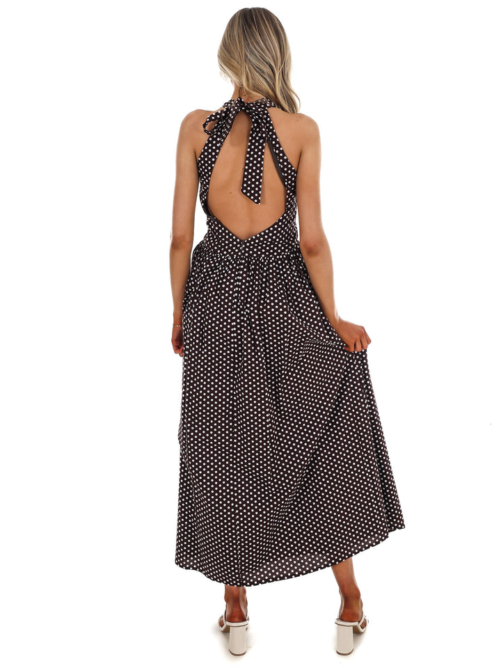 Dotted in Dreams Maxi Dress