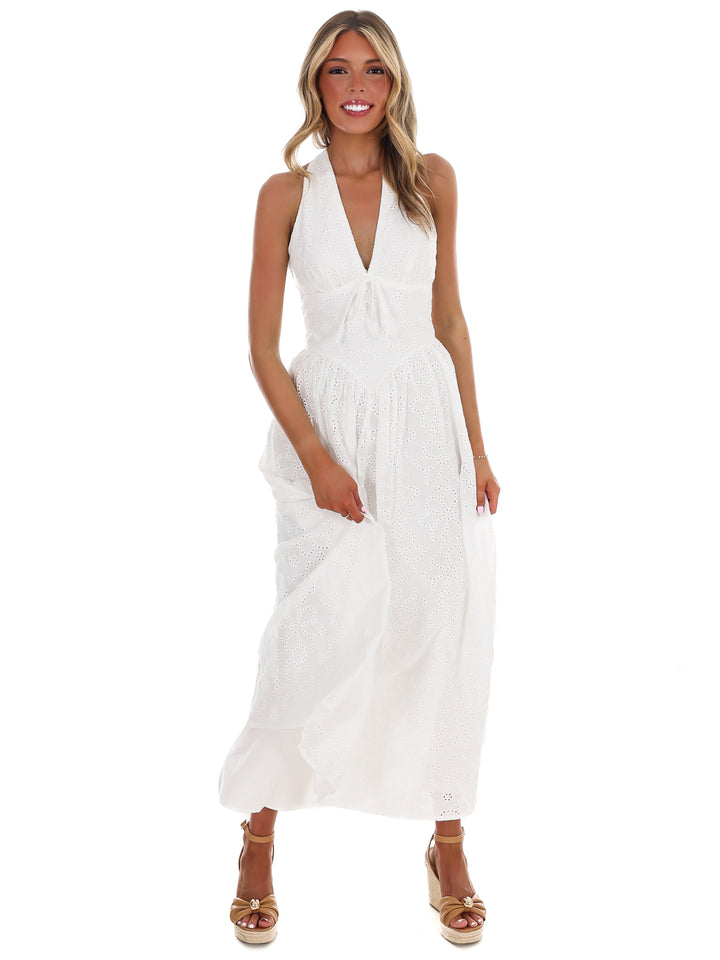 Daybreak Eyelet Midi Dress