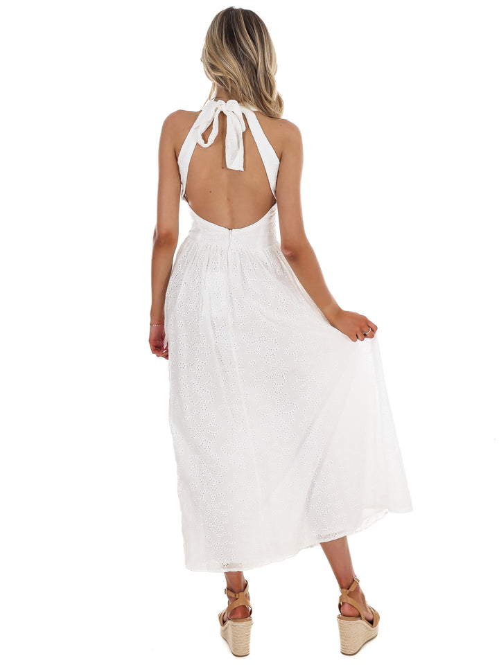Daybreak Eyelet Midi Dress