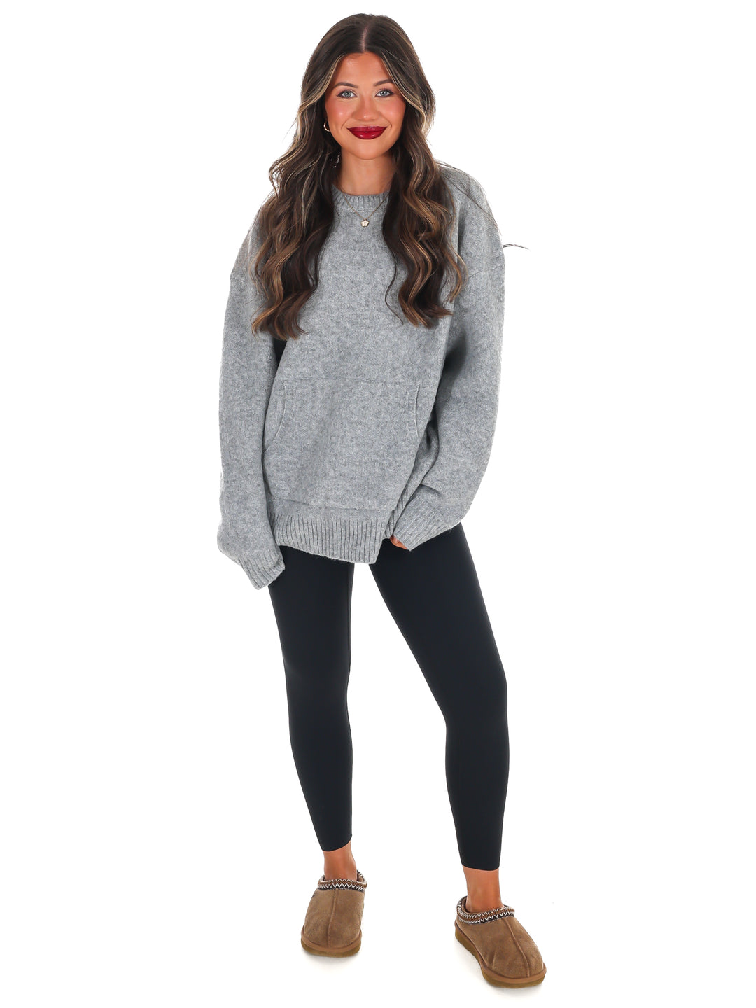 Chic Comfort Crewneck Pocket Sweater Doorbuster