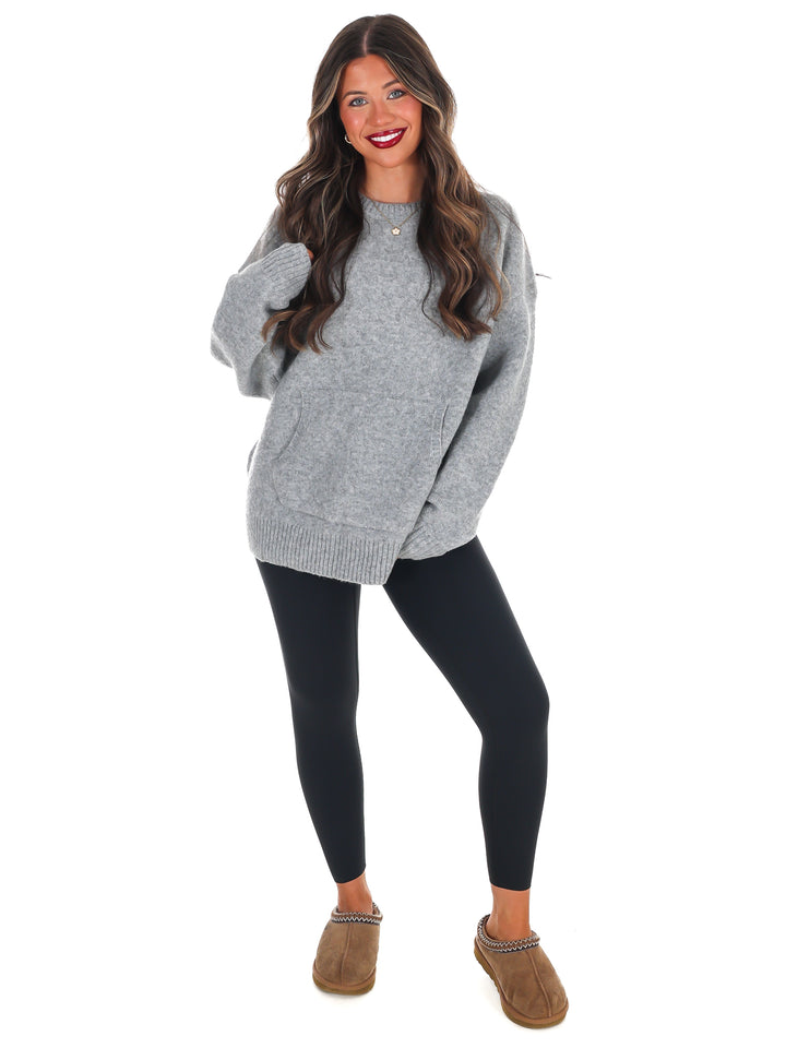 Chic Comfort Crewneck Pocket Sweater Doorbuster