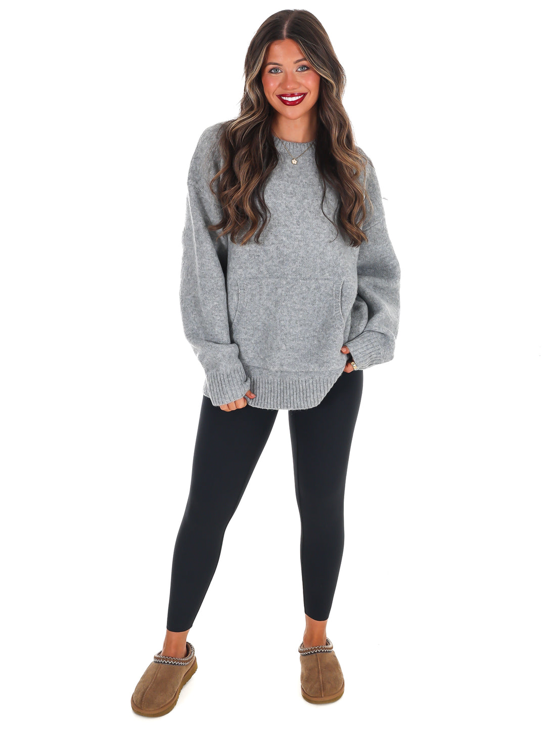 Chic Comfort Crewneck Pocket Sweater Doorbuster