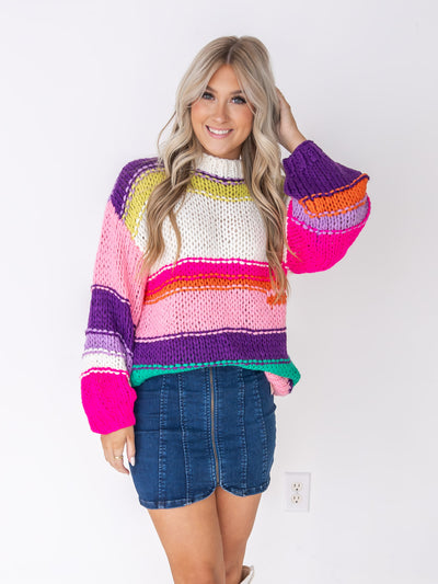 Young At Heart Crochet Sweater