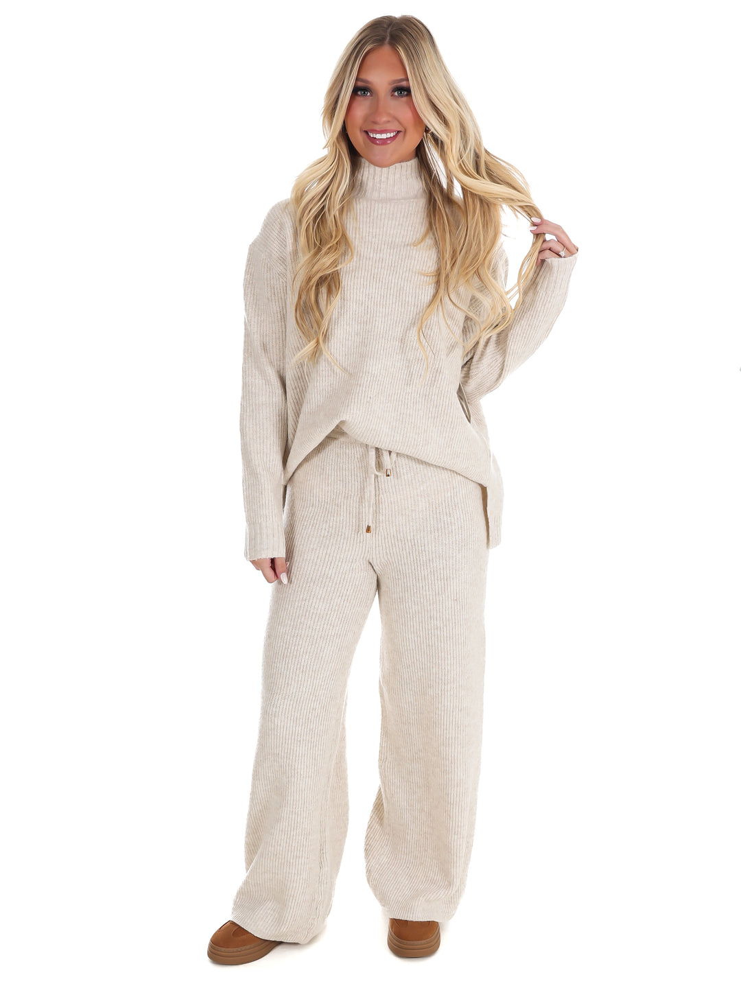 Soft Shadows Sweater Two Piece Set