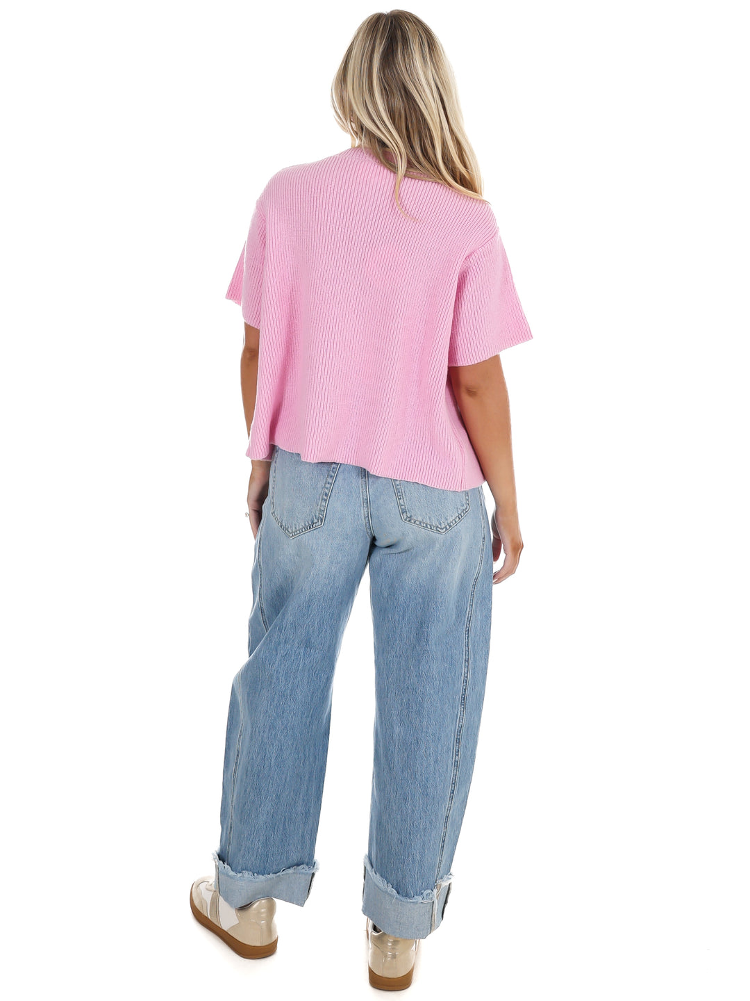 Let's Go There Short Sleeve Sweater Cardigan