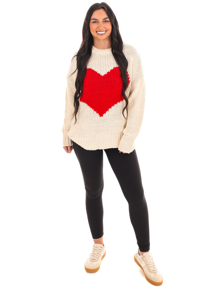 Endless Love Heart Sweater