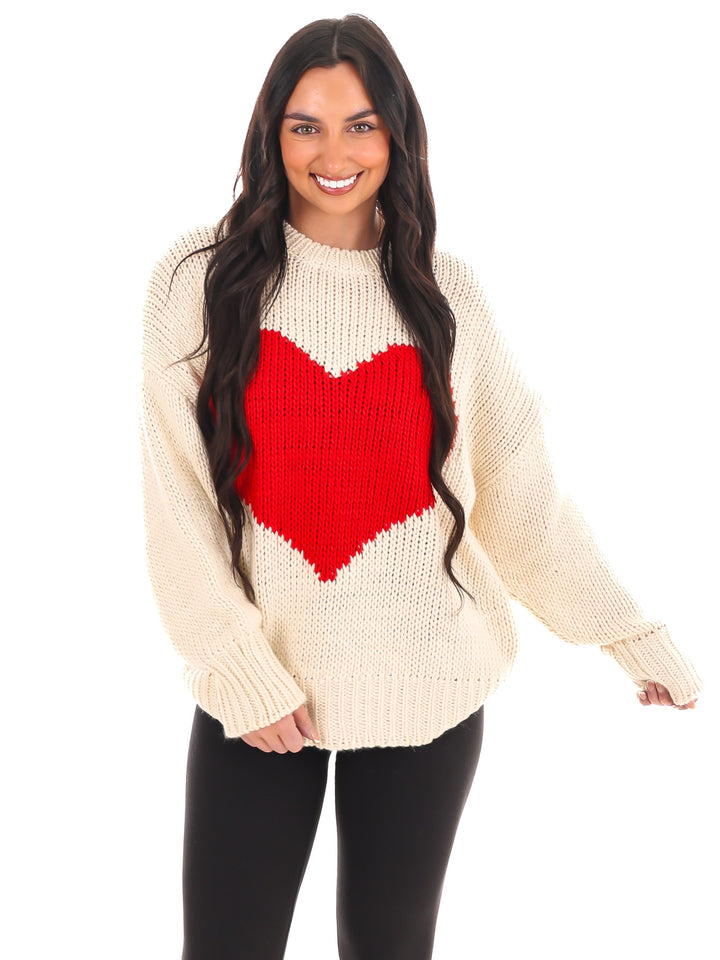 Endless Love Heart Sweater