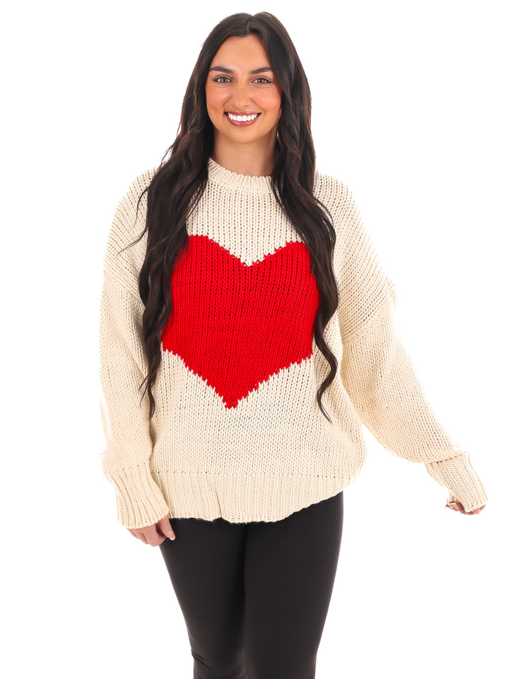 Endless Love Heart Sweater