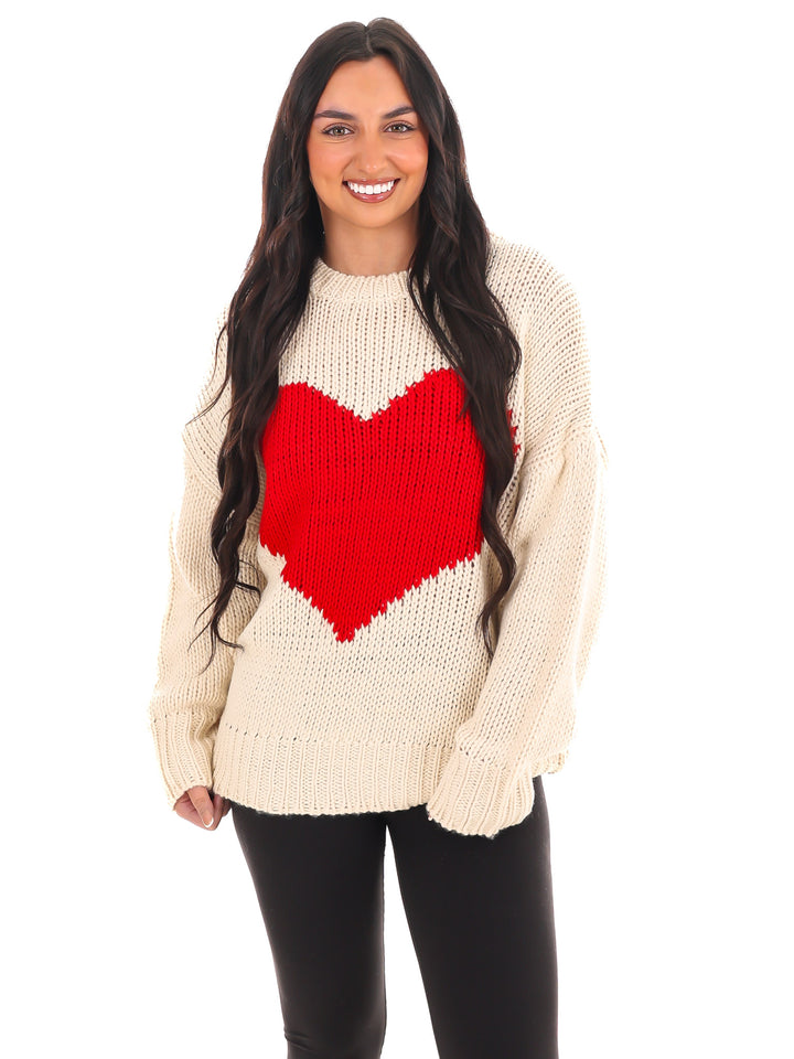 Endless Love Heart Sweater