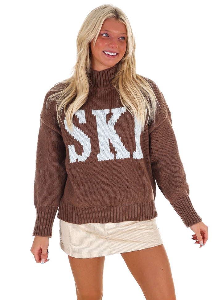 Ski High Neck Oversized Sweater