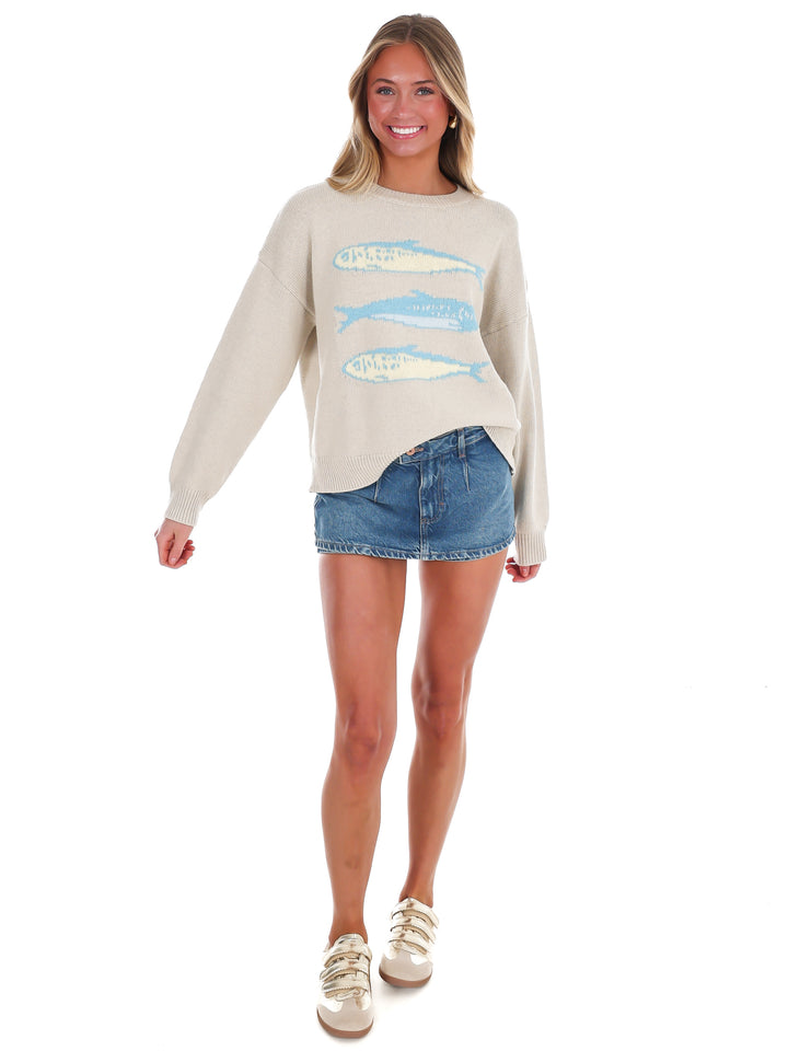 Three Little Fish Sweater Top
