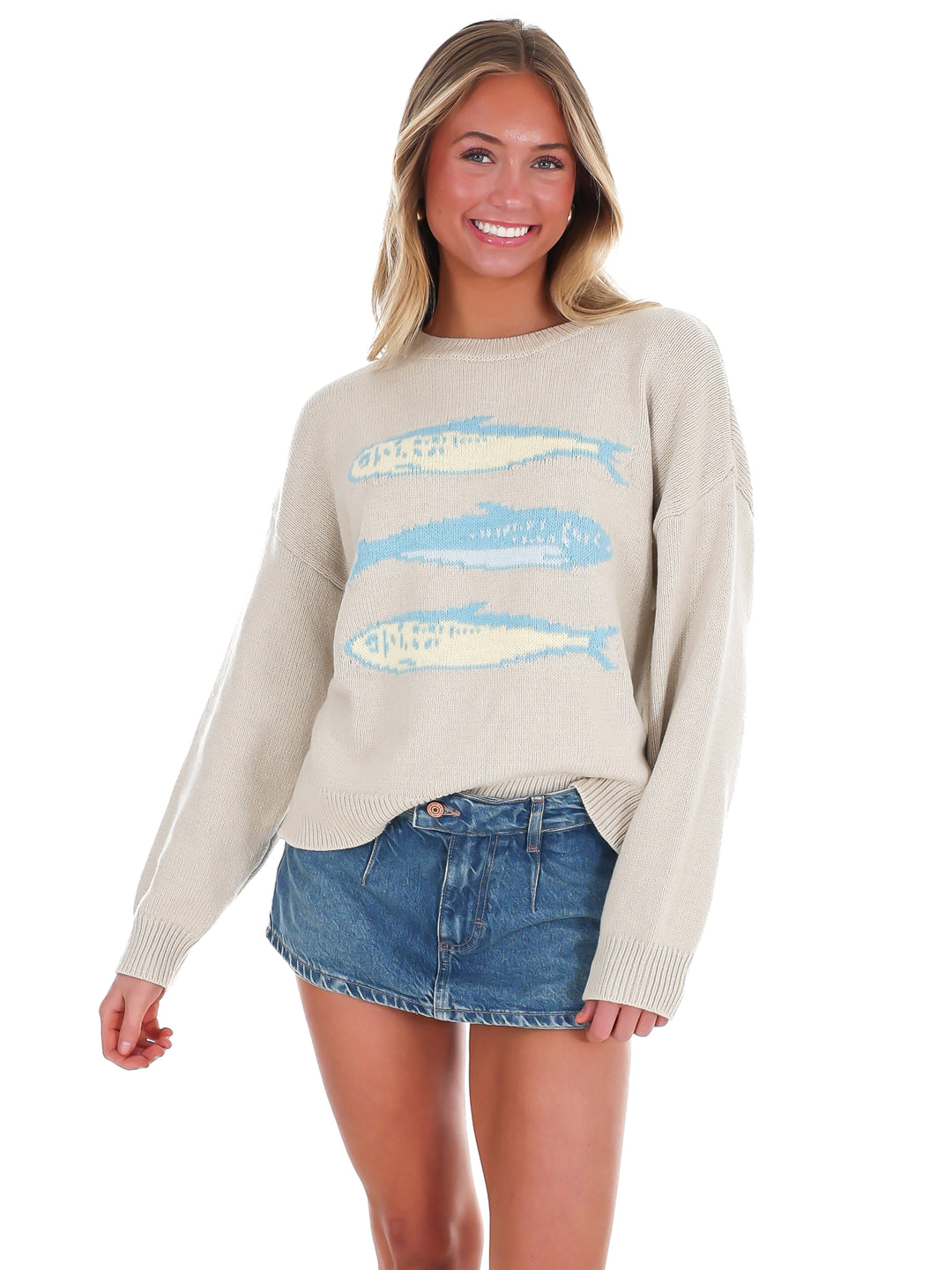 Three Little Fish Sweater Top