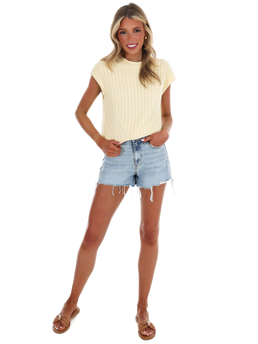 Holding Me Back Sweater Top